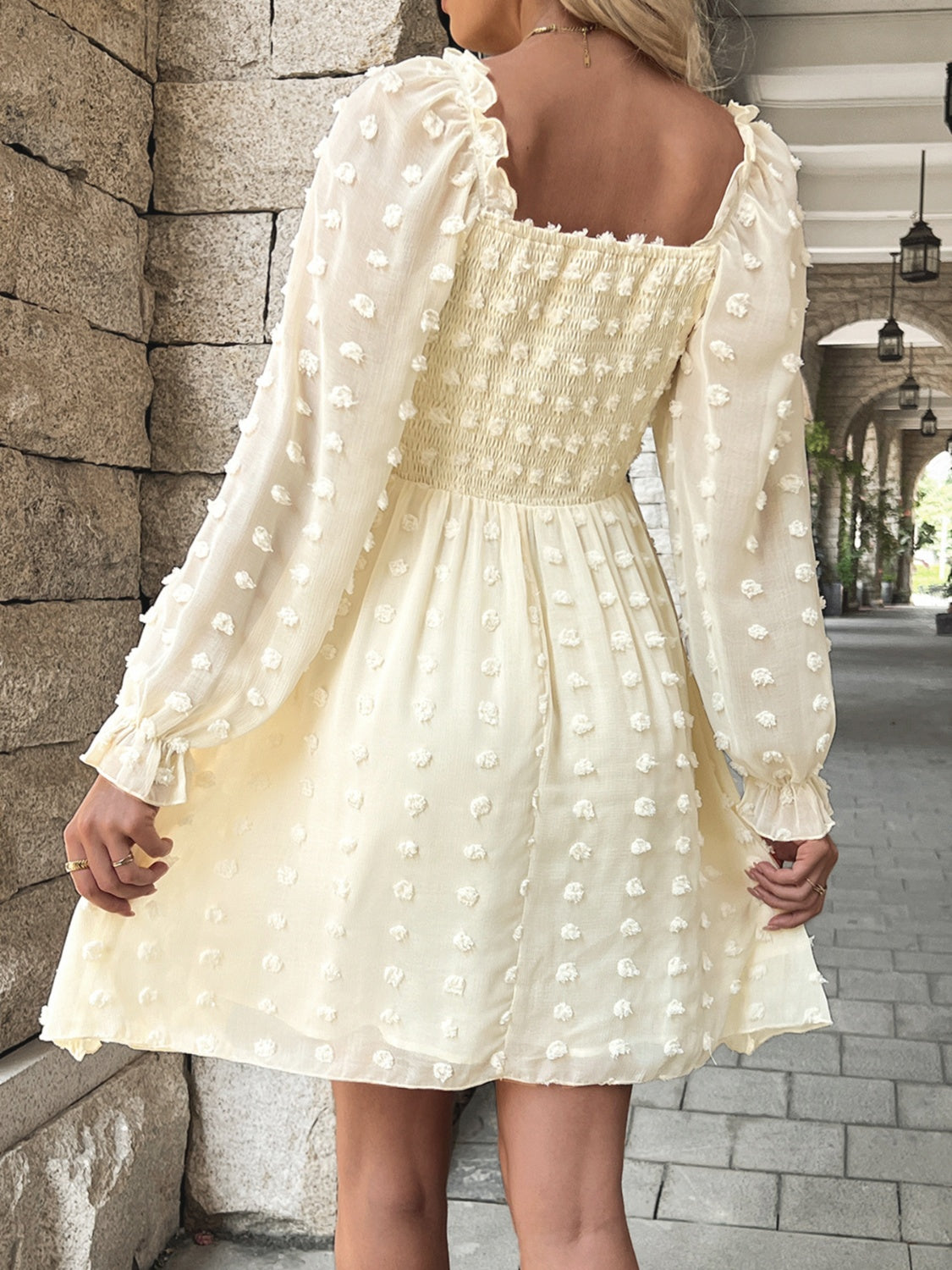 Luna Swiss Dot Dress