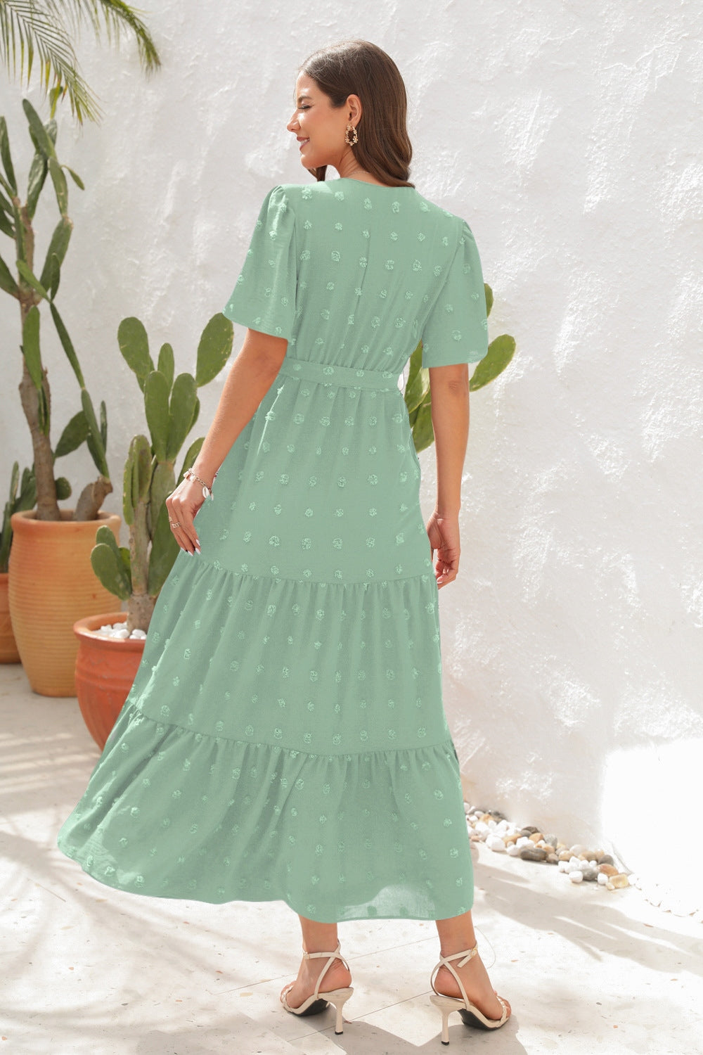 Justine Swiss Dot Dress