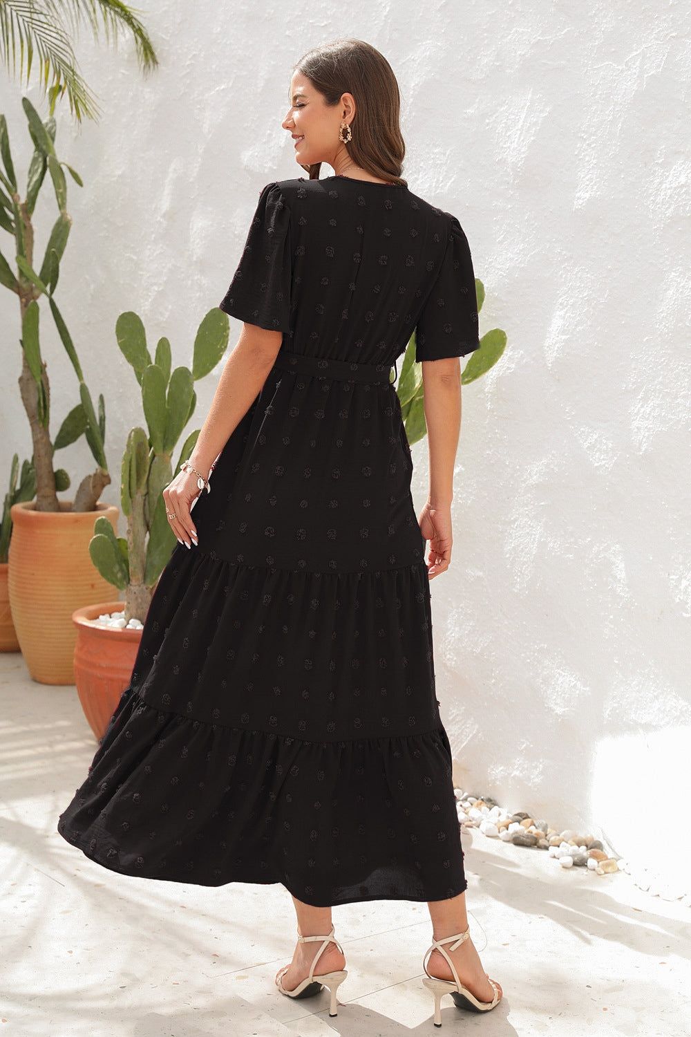 Justine Swiss Dot Dress