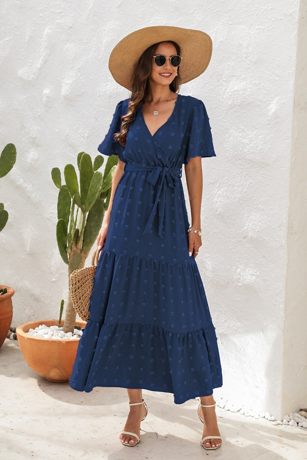 Justine Swiss Dot Dress