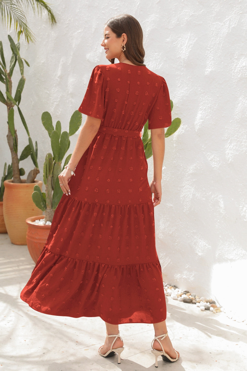 Justine Swiss Dot Dress