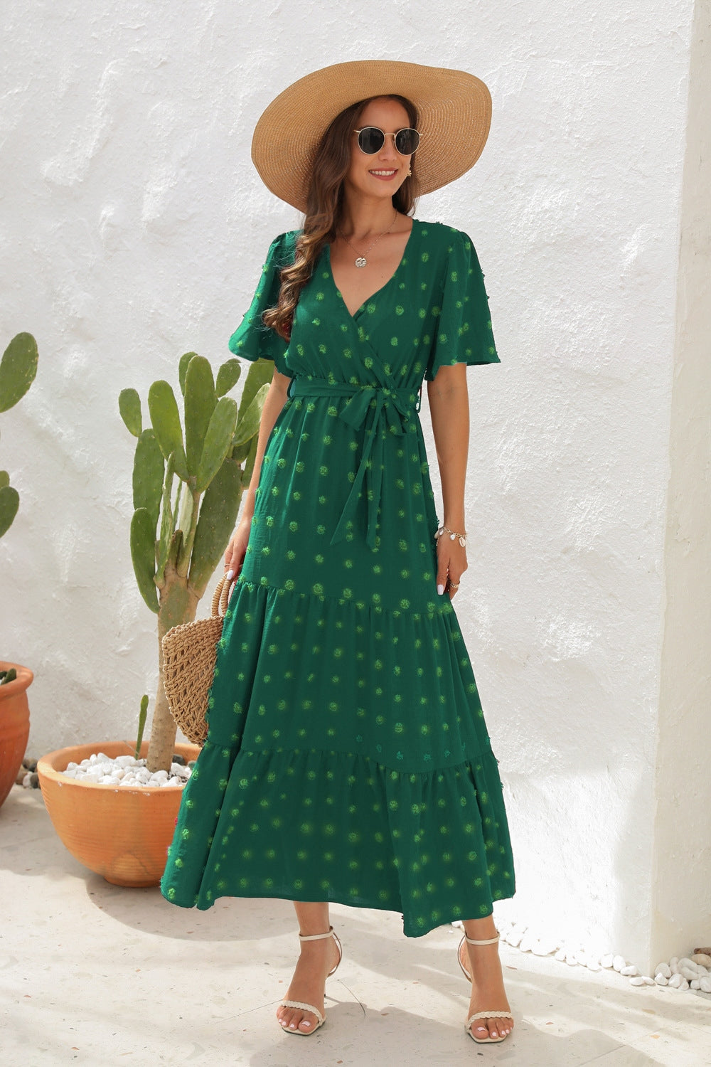 Justine Swiss Dot Dress