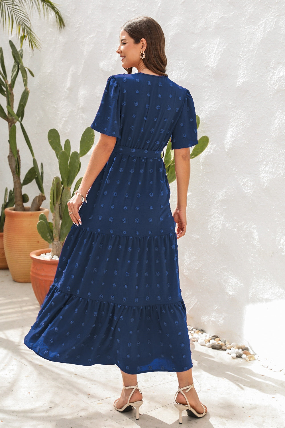 Justine Swiss Dot Dress