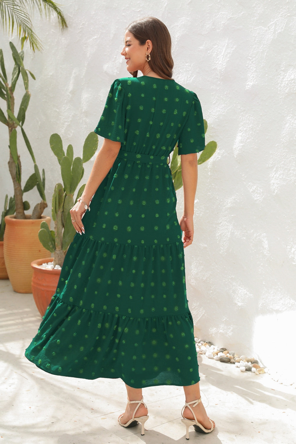 Justine Swiss Dot Dress
