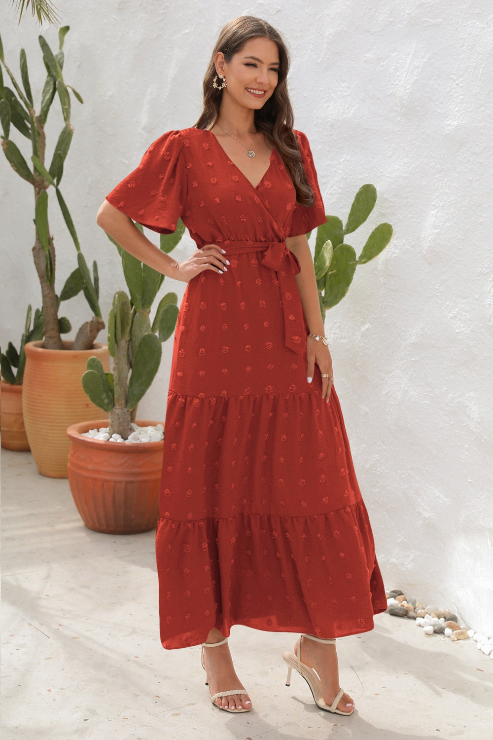 Justine Swiss Dot Dress
