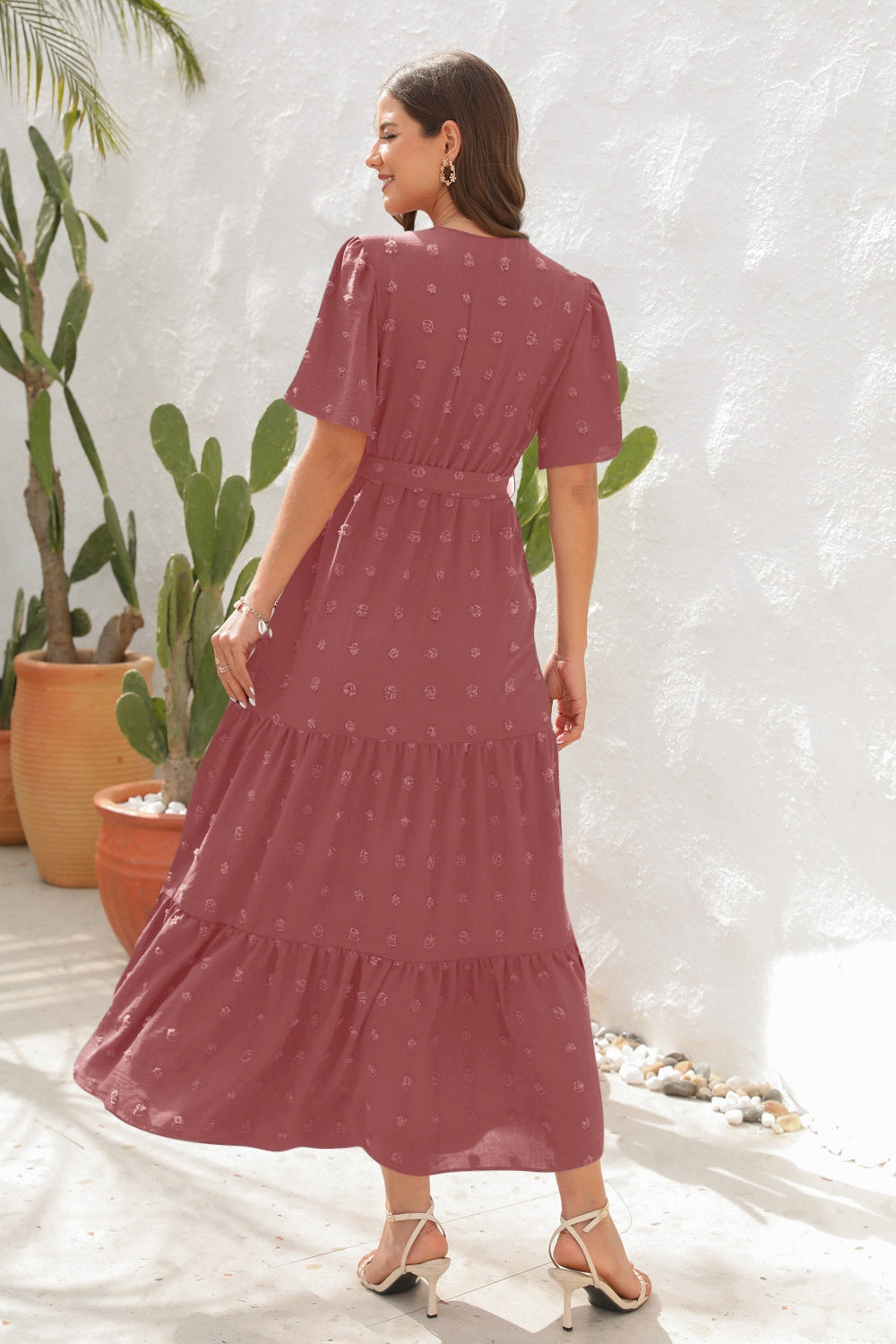 Justine Swiss Dot Dress