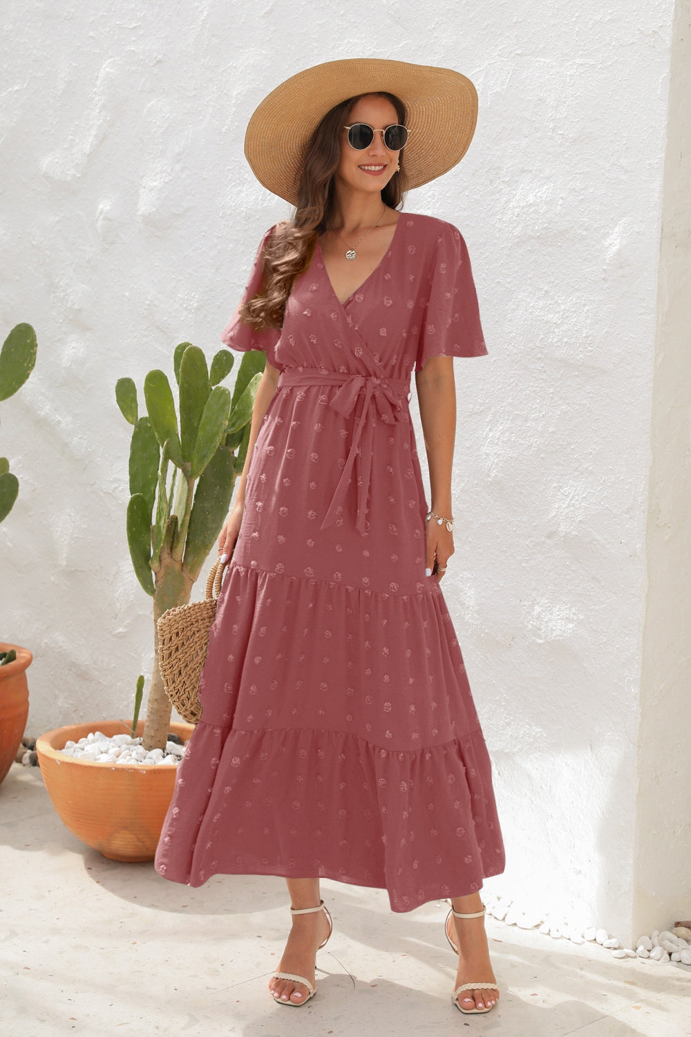 Justine Swiss Dot Dress
