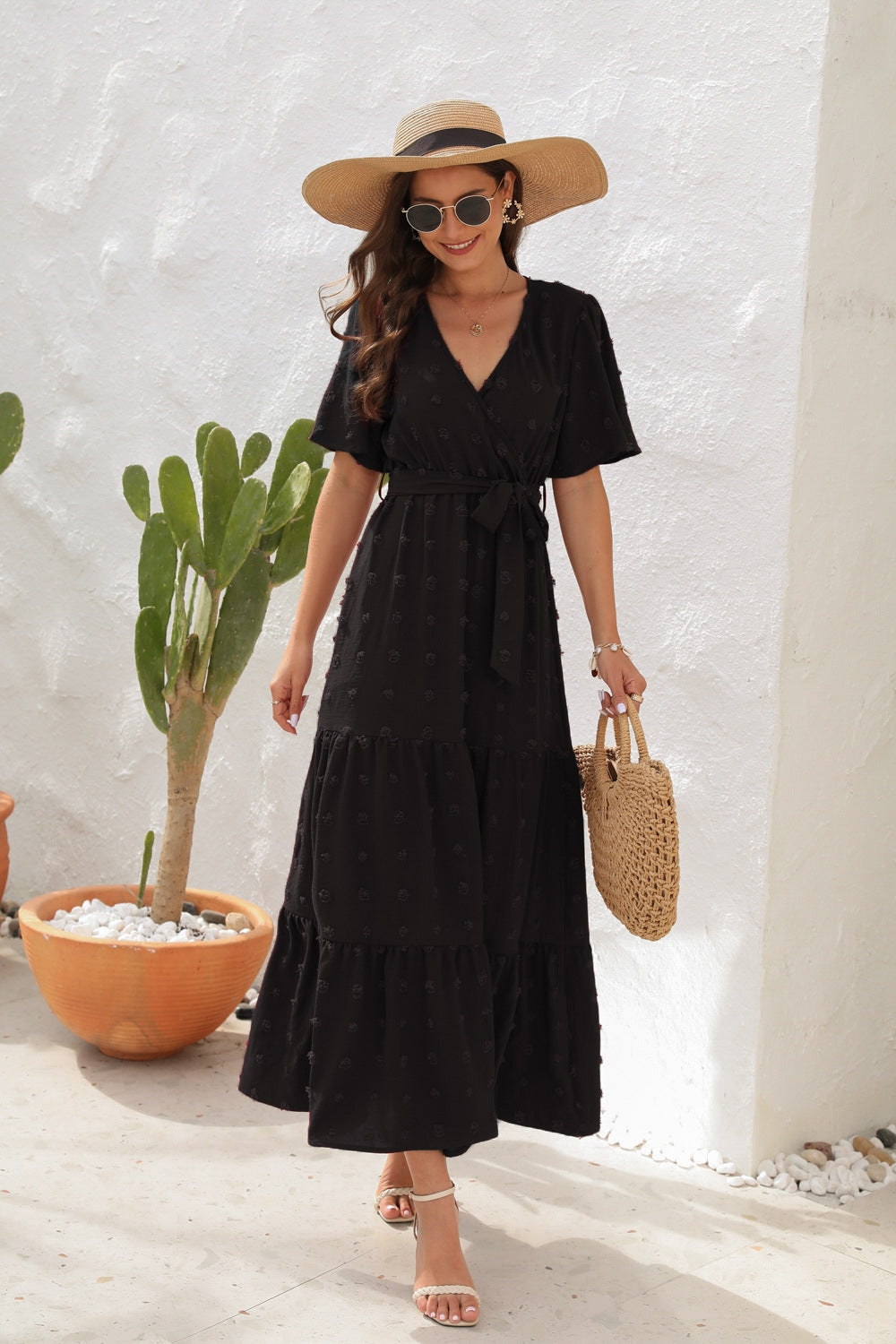 Justine Swiss Dot Dress