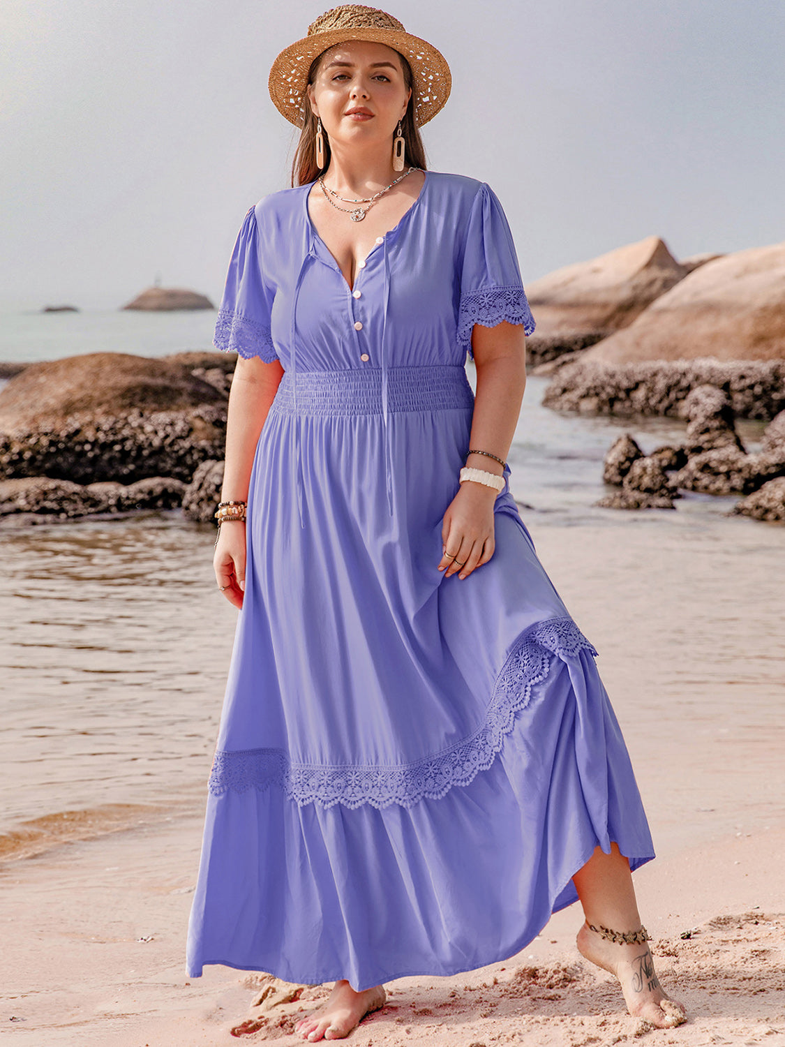 Shauna Plus Size Maxi Dress