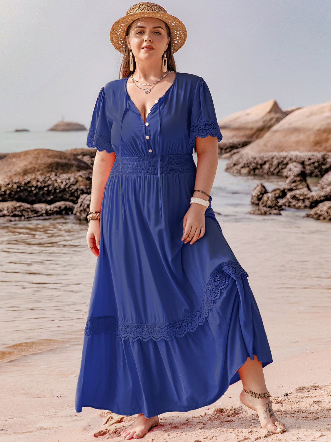 Shauna Plus Size Maxi Dress