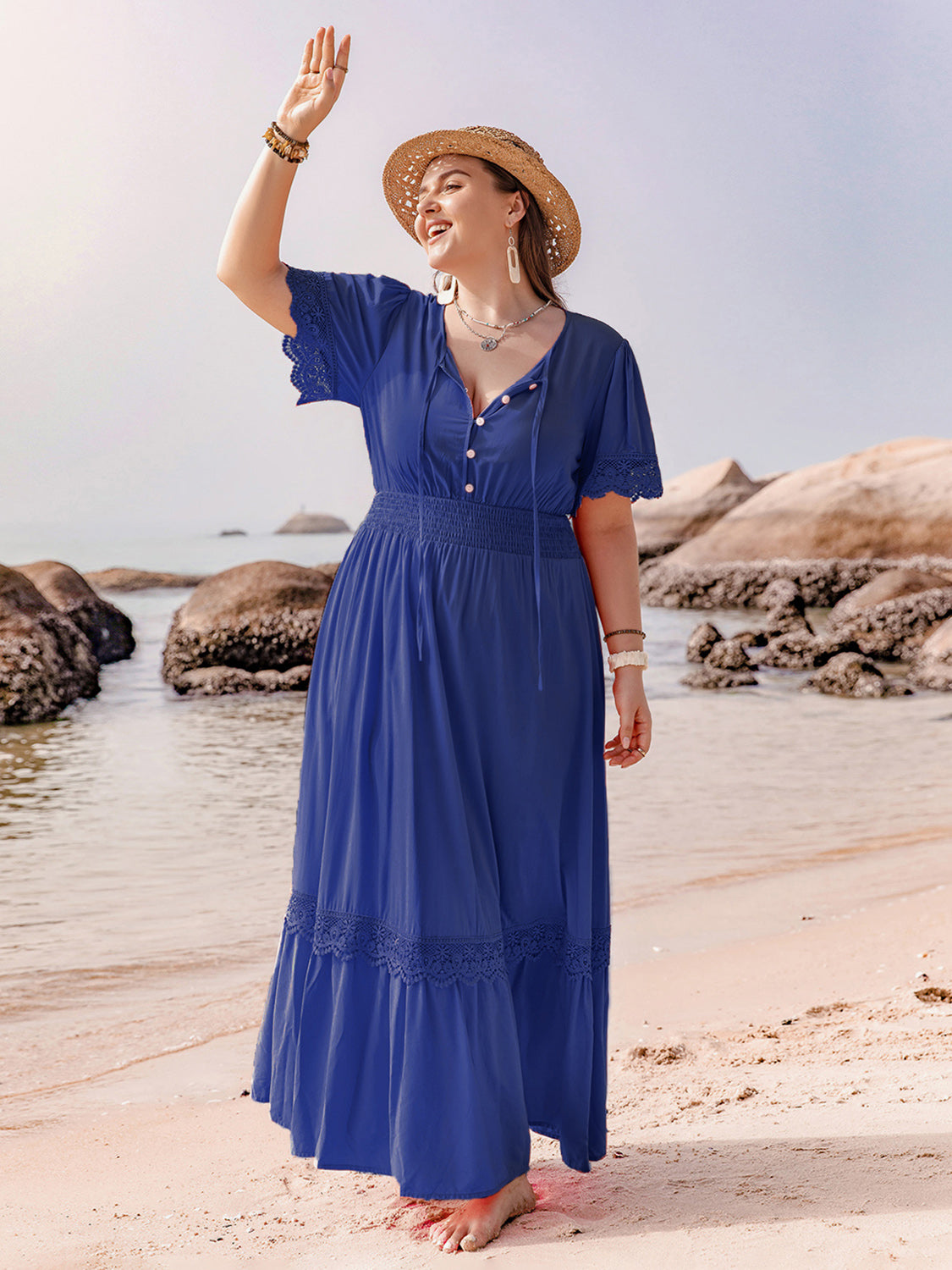 Shauna Plus Size Maxi Dress