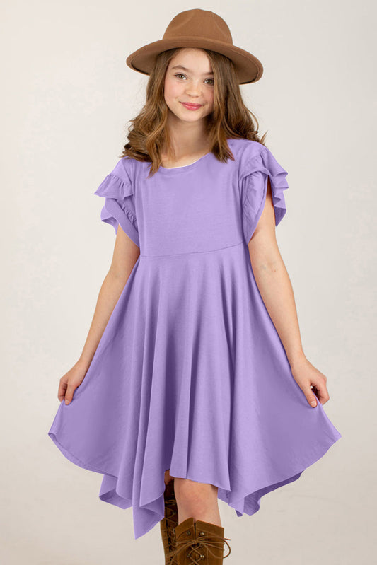 Mae Petal Sleeve Dress