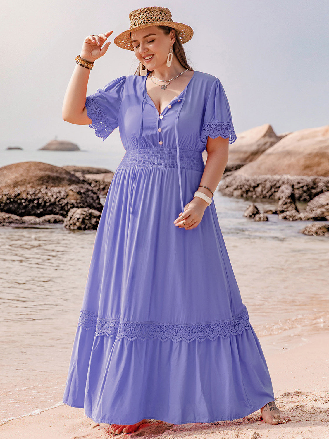 Shauna Plus Size Maxi Dress