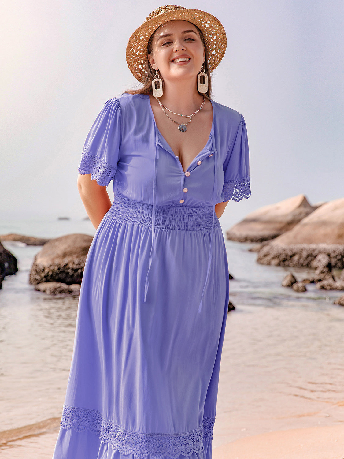 Shauna Plus Size Maxi Dress