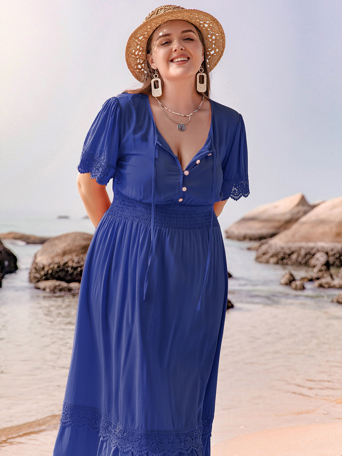 Shauna Plus Size Maxi Dress