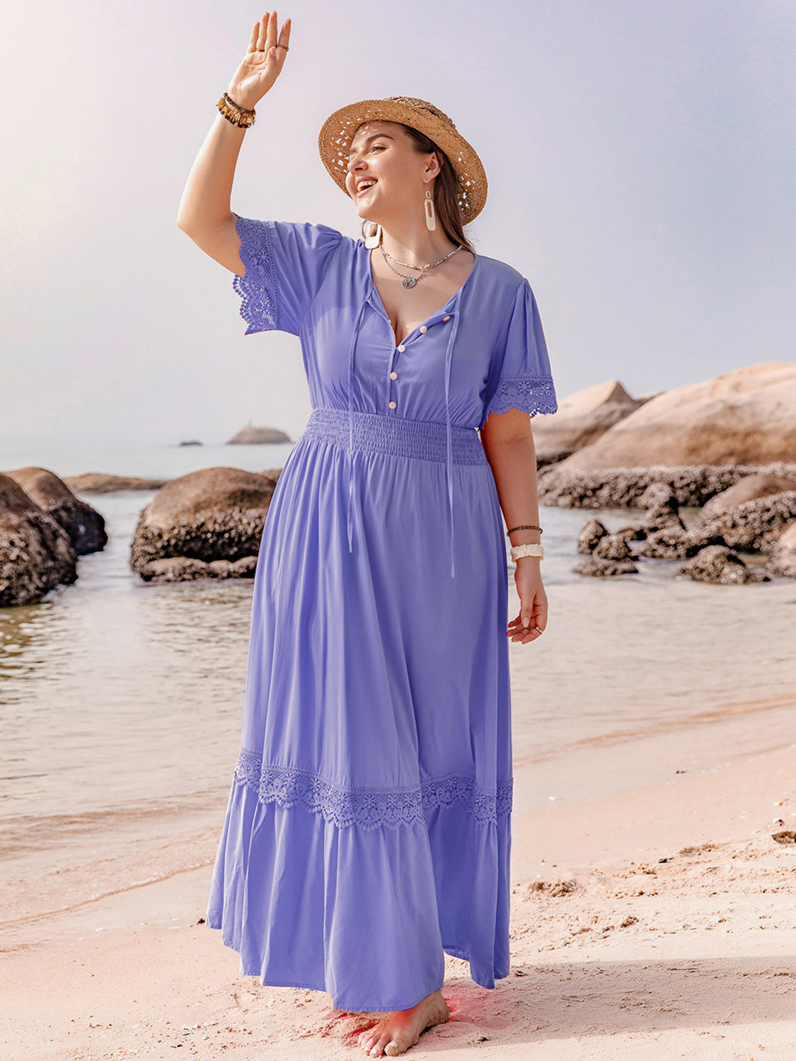 Shauna Plus Size Maxi Dress