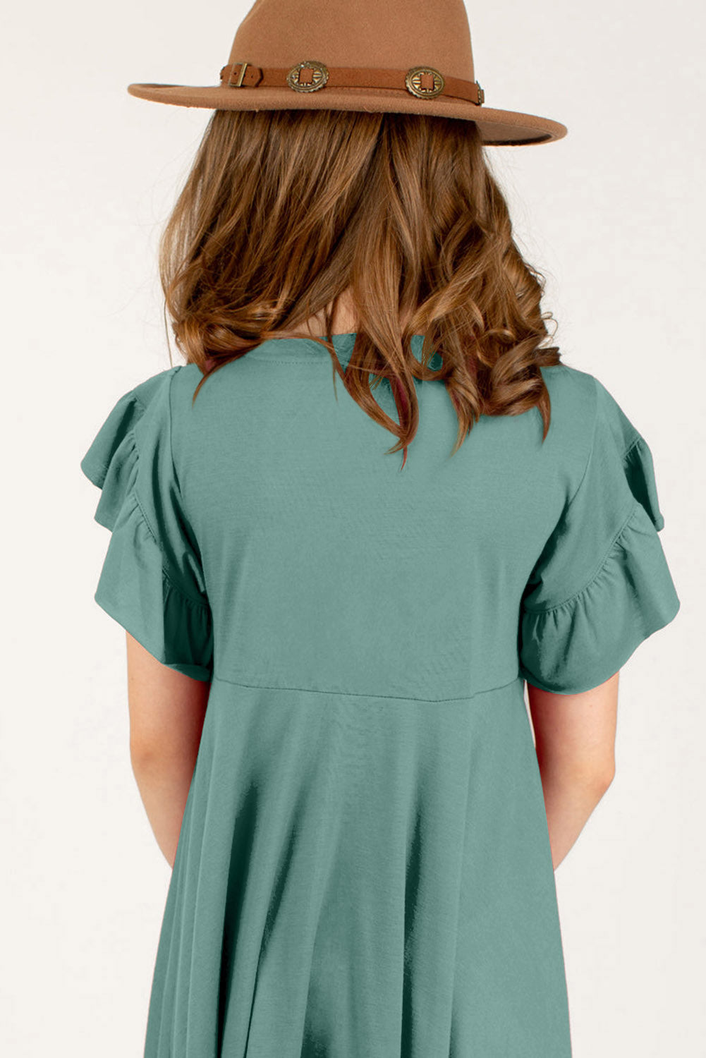 Mae Petal Sleeve Dress