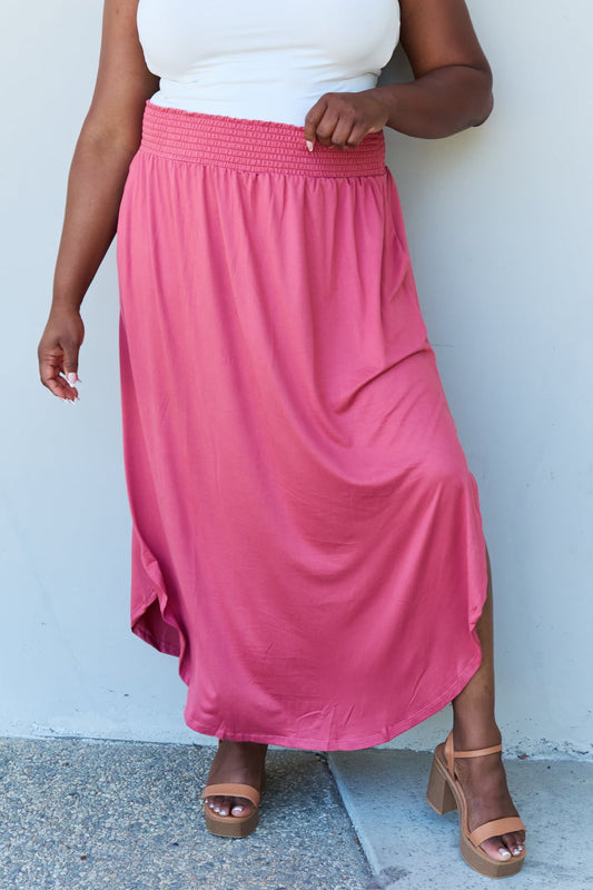 Princess Maxi Skirt in Hot Pink