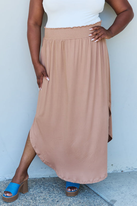 Princess Maxi Skirt in Tan